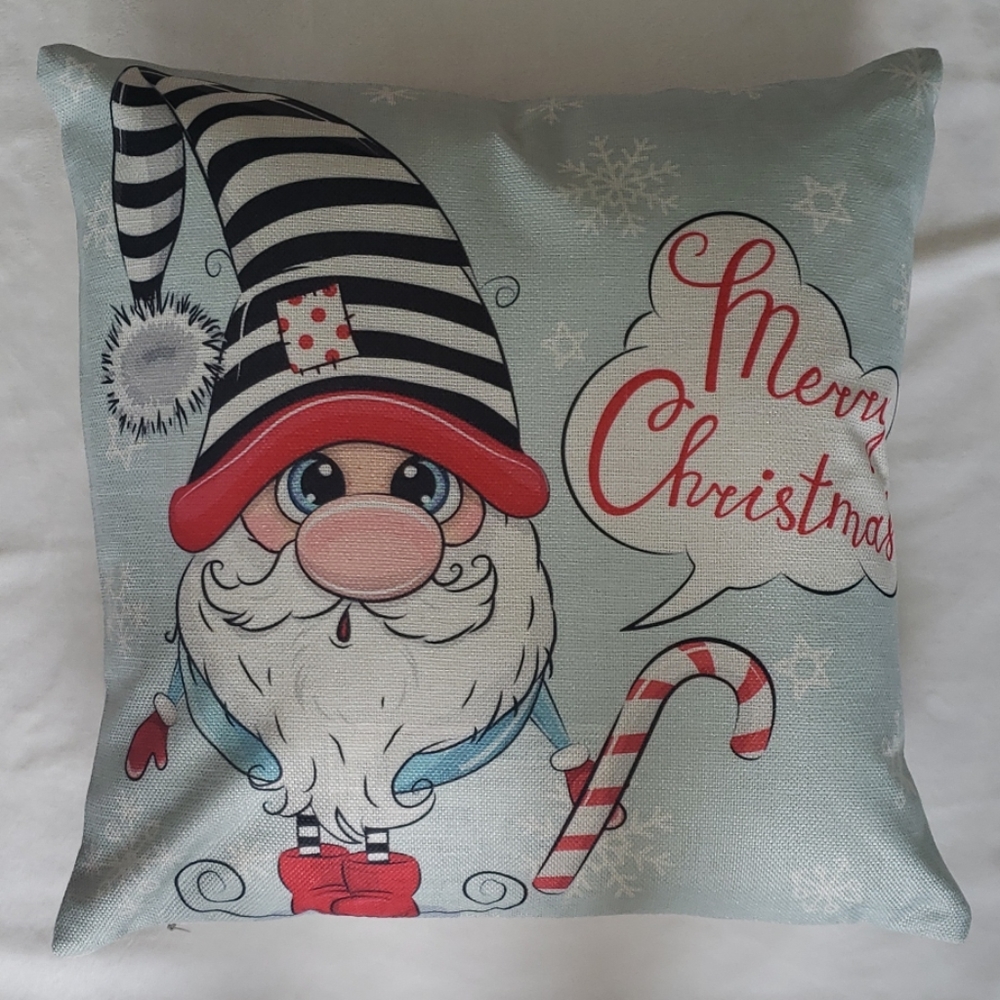 3/$33 Gnome christmas pillow cover - Picture 2 of 6